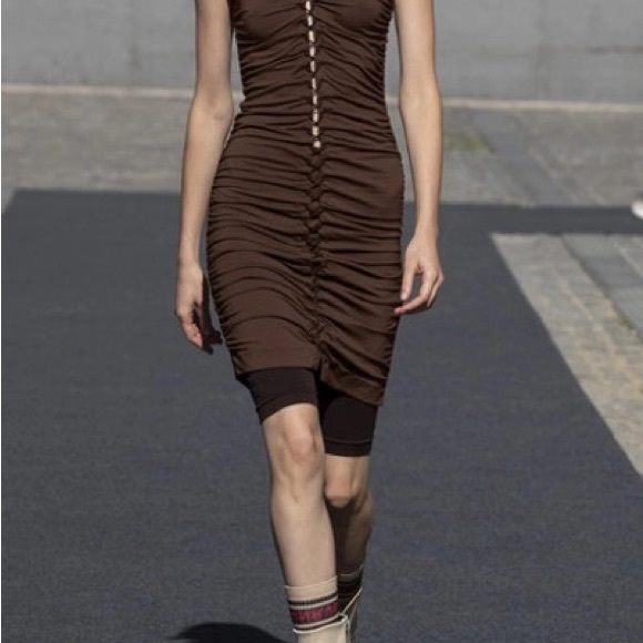 Unravel Project Ben Taverniti Black Lace Up RUNWAY Dress M NWT - Picture 10 of 16